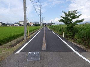 寺社村中線舗装施工後1